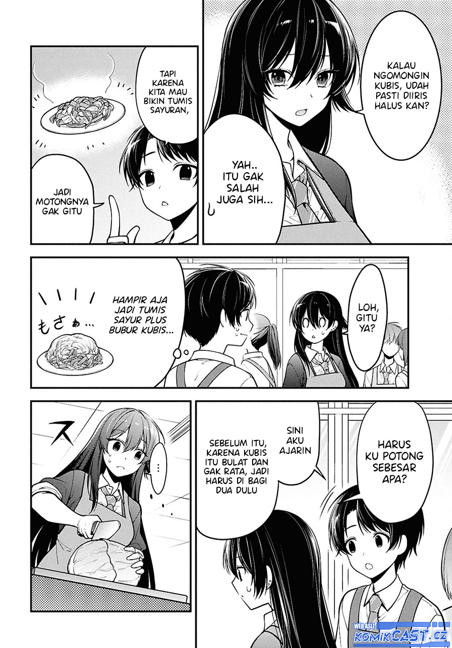 Tonari no Seki no Yankee Shimizu-san ga Kami o Kuroku Sometekita chapter 2