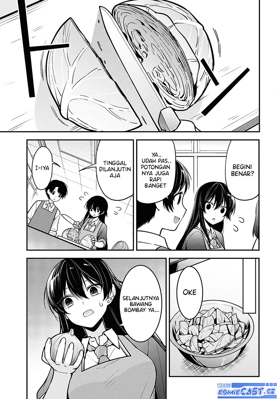 Tonari no Seki no Yankee Shimizu-san ga Kami o Kuroku Sometekita chapter 2