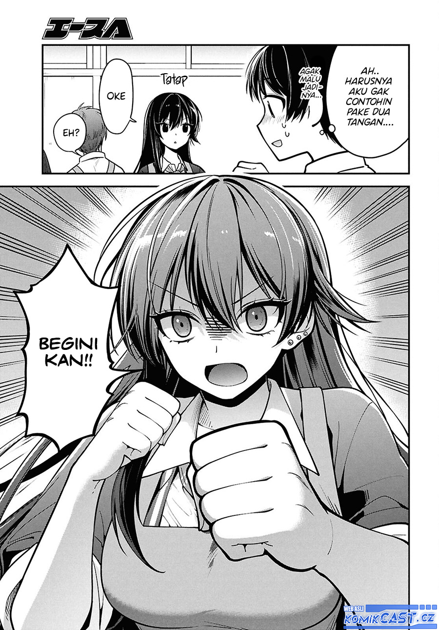 Tonari no Seki no Yankee Shimizu-san ga Kami o Kuroku Sometekita chapter 2