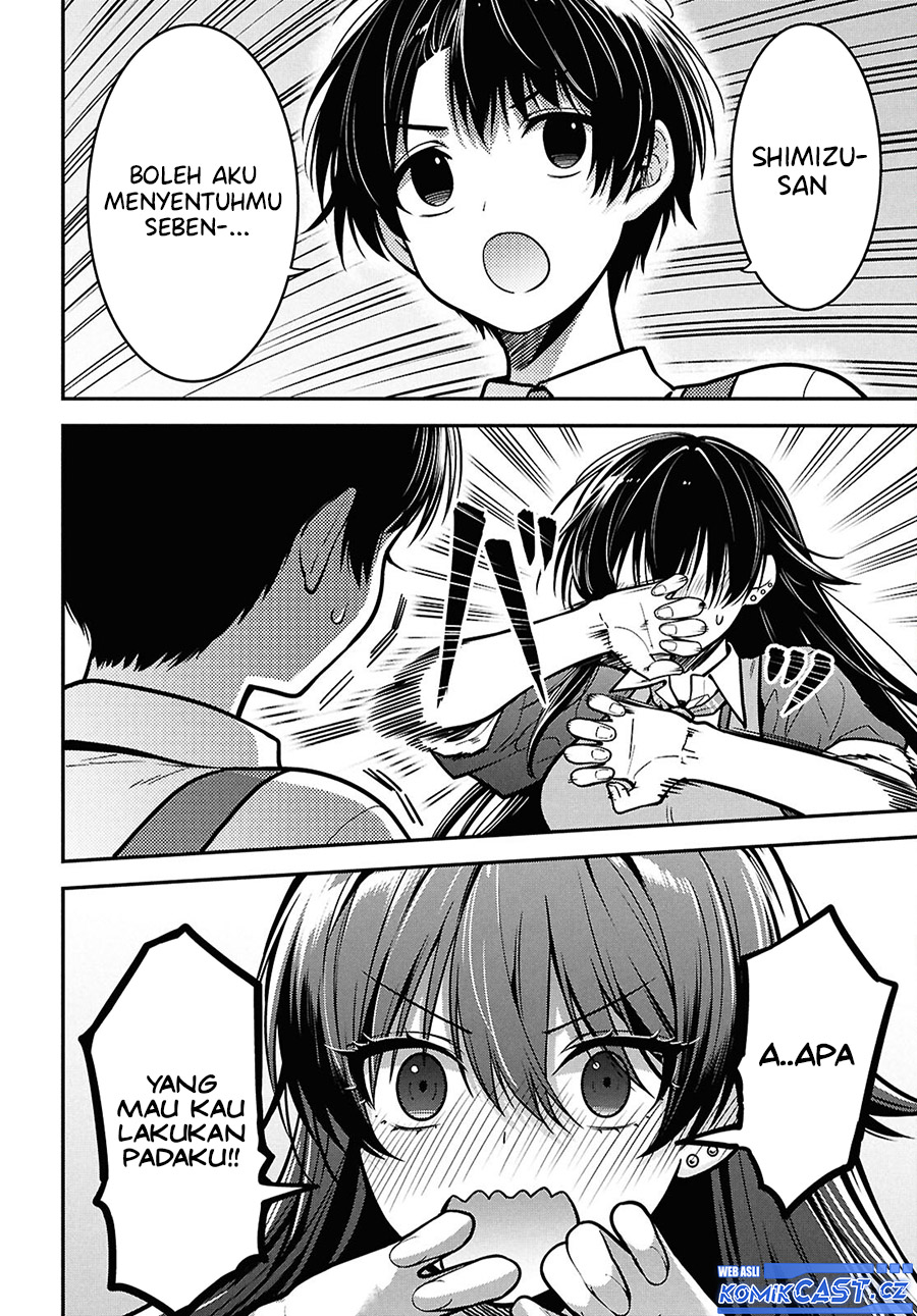 Tonari no Seki no Yankee Shimizu-san ga Kami o Kuroku Sometekita chapter 2