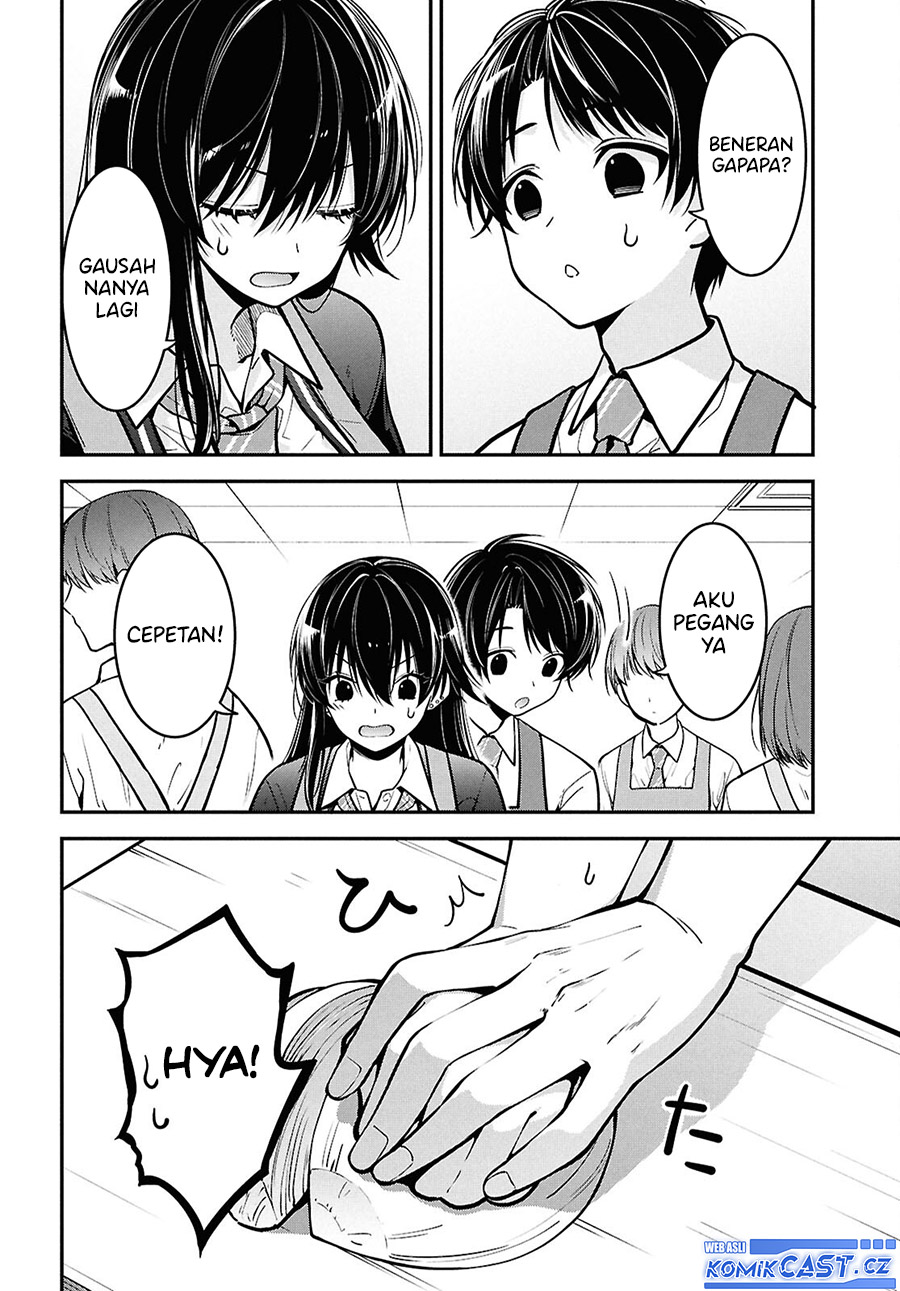 Tonari no Seki no Yankee Shimizu-san ga Kami o Kuroku Sometekita chapter 2