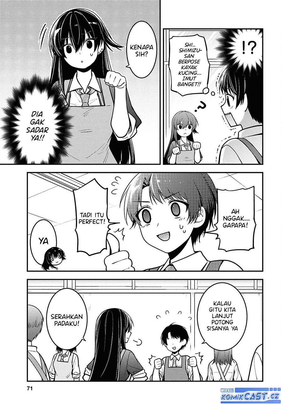 Tonari no Seki no Yankee Shimizu-san ga Kami o Kuroku Sometekita chapter 2