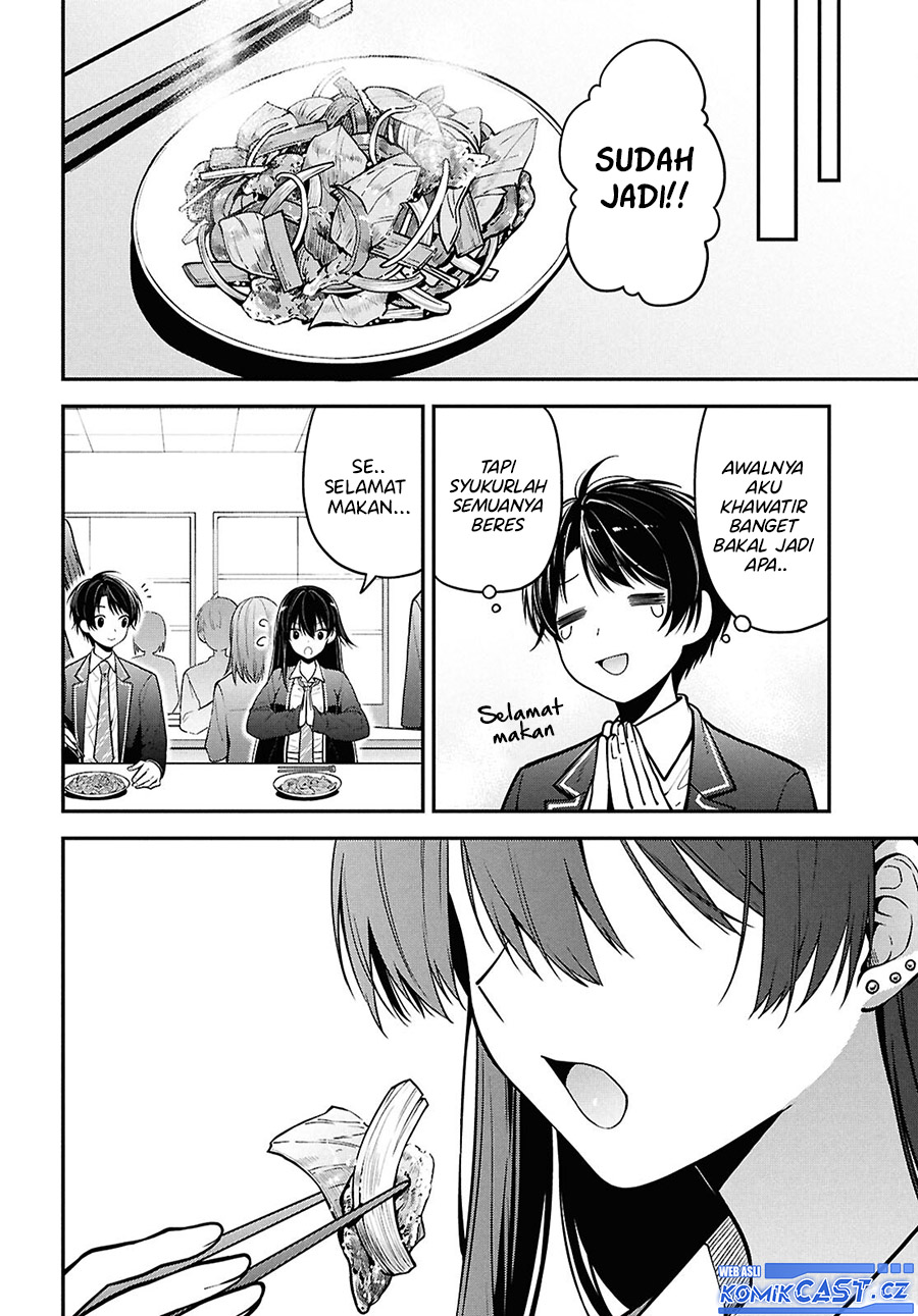 Tonari no Seki no Yankee Shimizu-san ga Kami o Kuroku Sometekita chapter 2