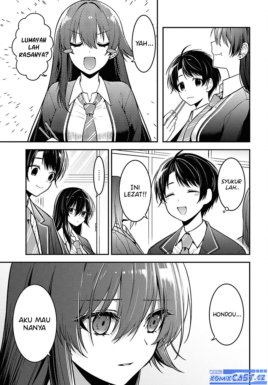 Tonari no Seki no Yankee Shimizu-san ga Kami o Kuroku Sometekita chapter 2