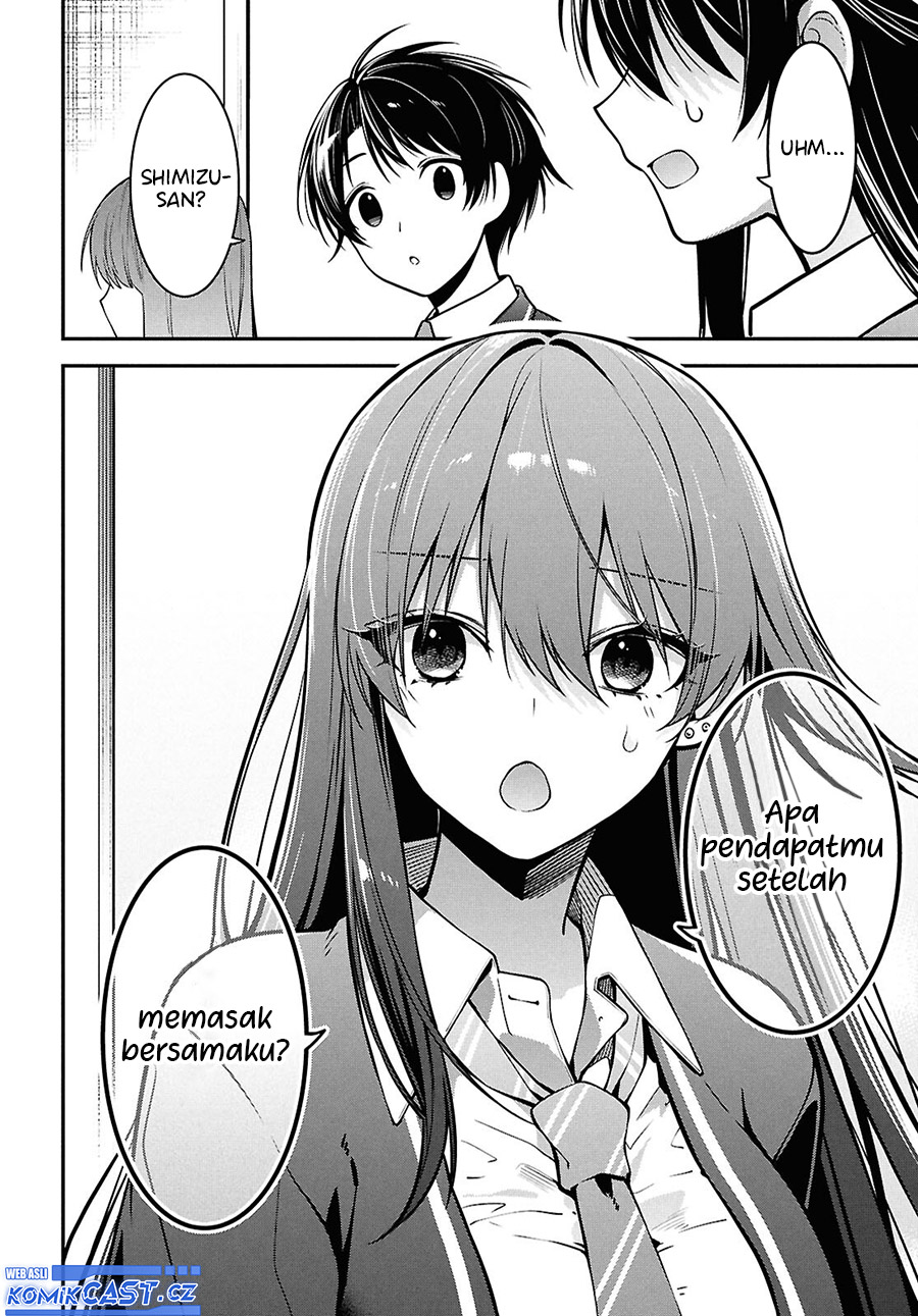Tonari no Seki no Yankee Shimizu-san ga Kami o Kuroku Sometekita chapter 2
