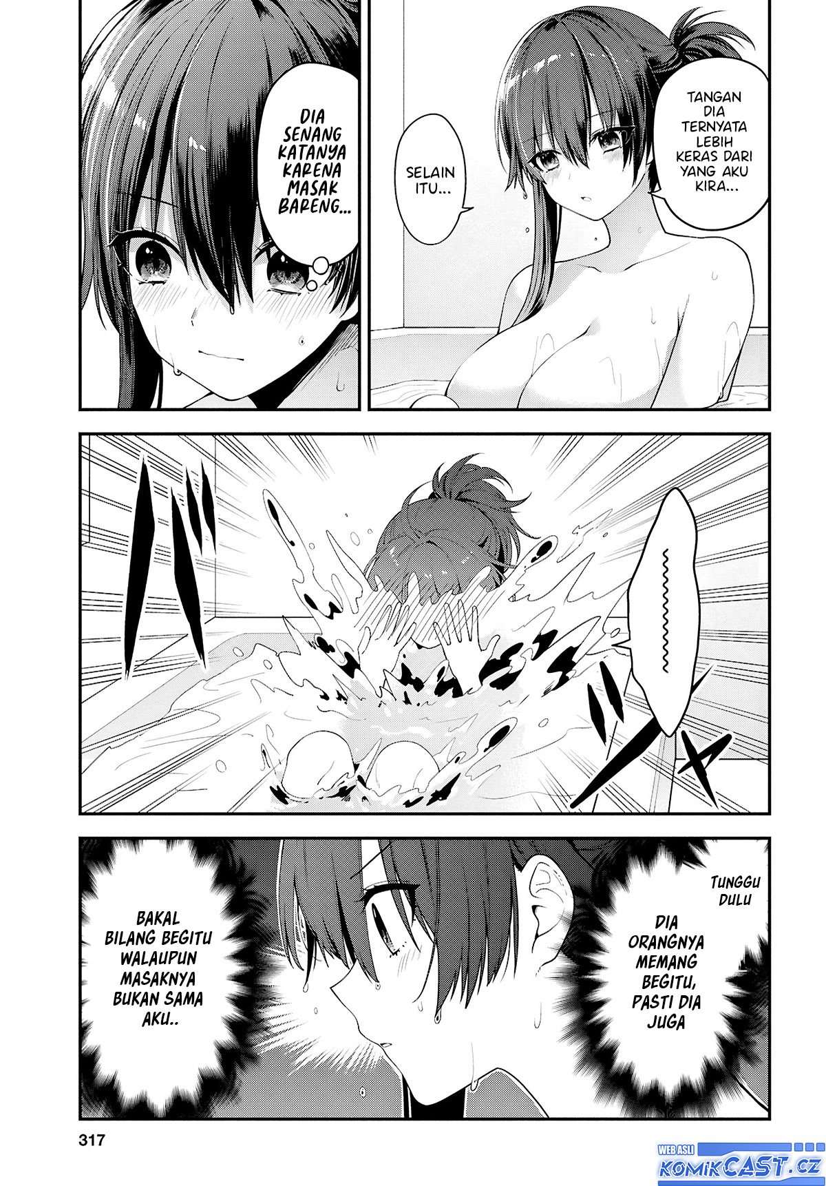 Tonari no Seki no Yankee Shimizu-san ga Kami o Kuroku Sometekita chapter 3