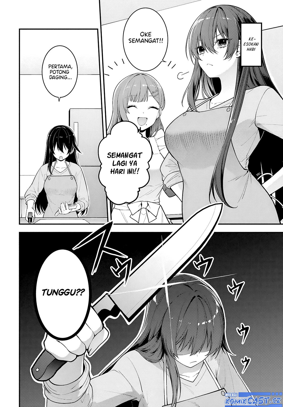 Tonari no Seki no Yankee Shimizu-san ga Kami o Kuroku Sometekita chapter 3