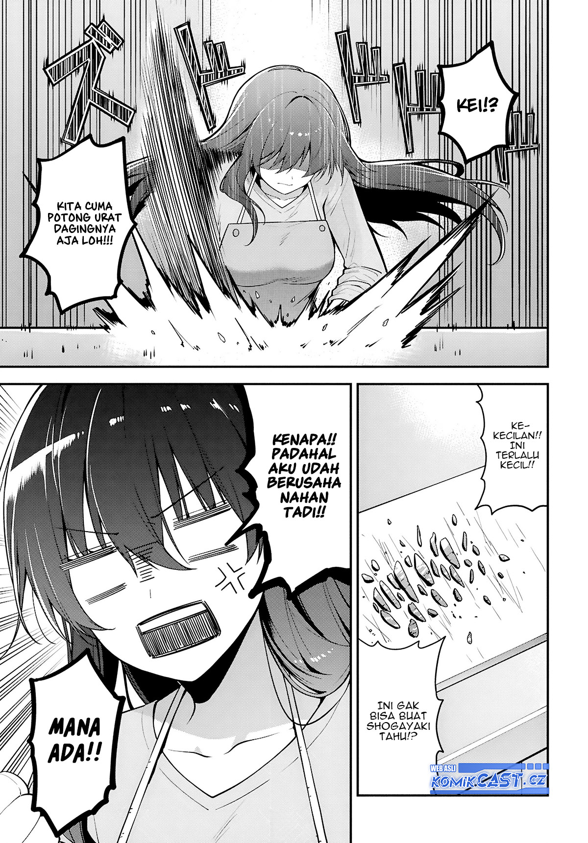 Tonari no Seki no Yankee Shimizu-san ga Kami o Kuroku Sometekita chapter 3
