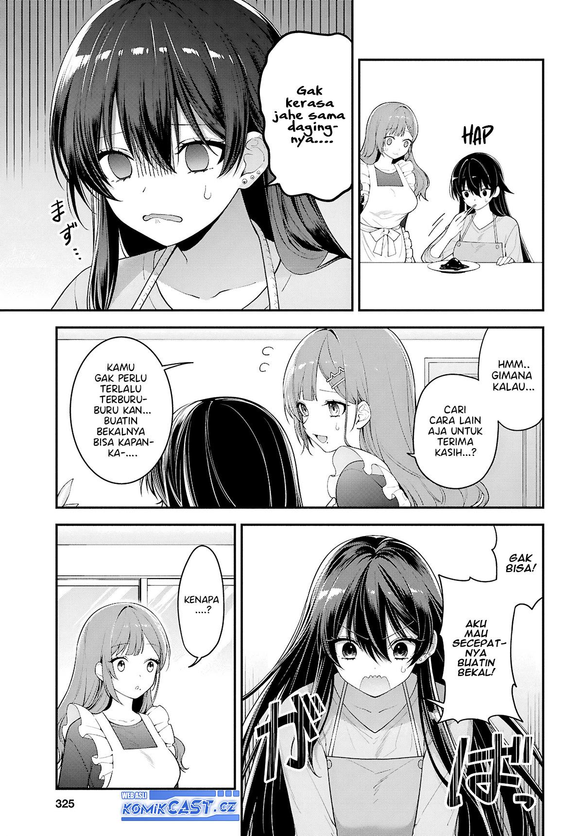 Tonari no Seki no Yankee Shimizu-san ga Kami o Kuroku Sometekita chapter 3