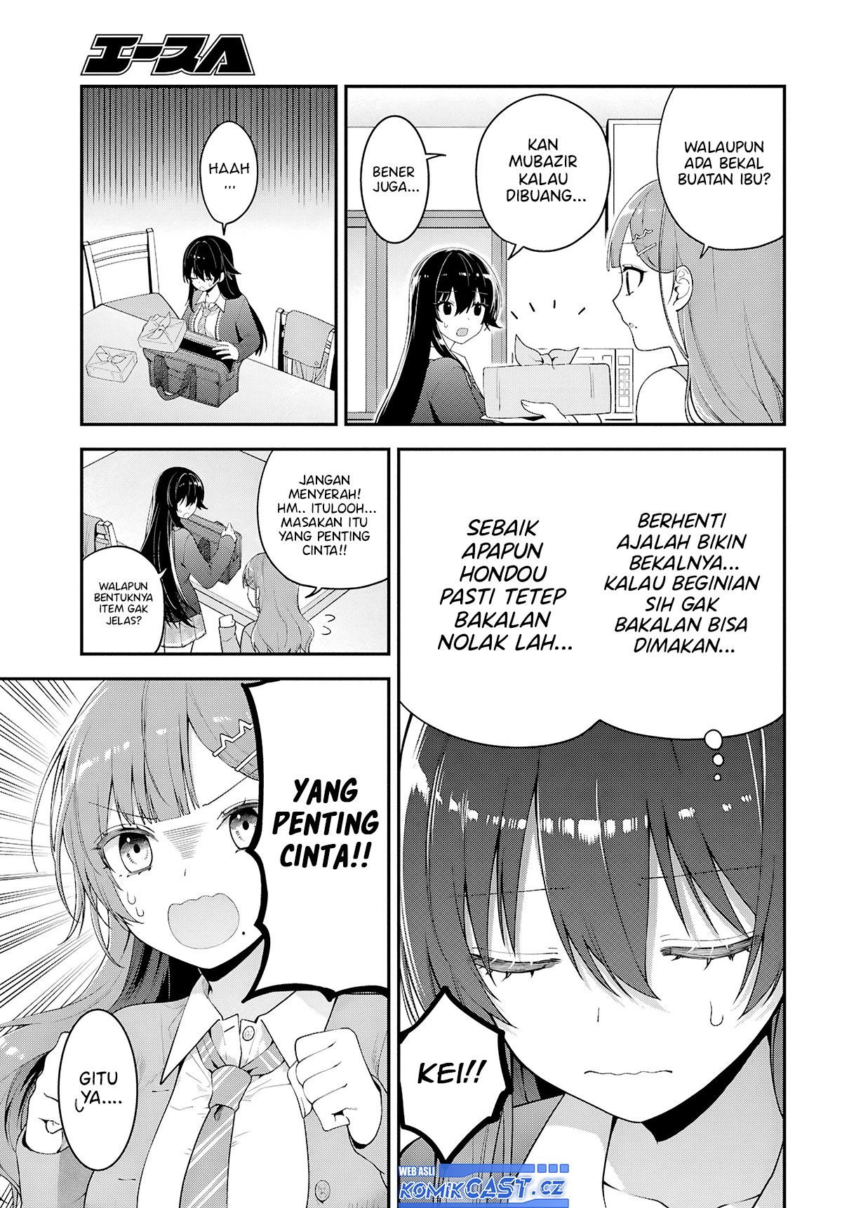 Tonari no Seki no Yankee Shimizu-san ga Kami o Kuroku Sometekita chapter 3