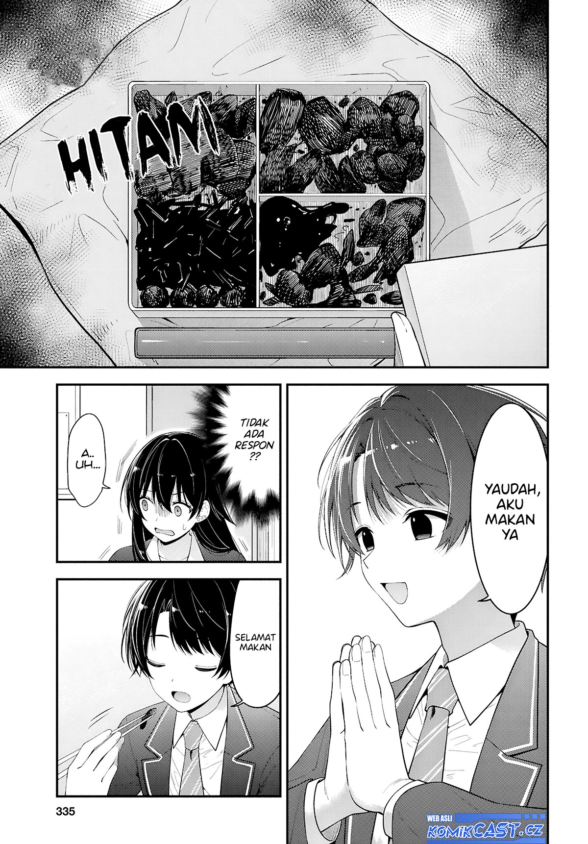 Tonari no Seki no Yankee Shimizu-san ga Kami o Kuroku Sometekita chapter 3