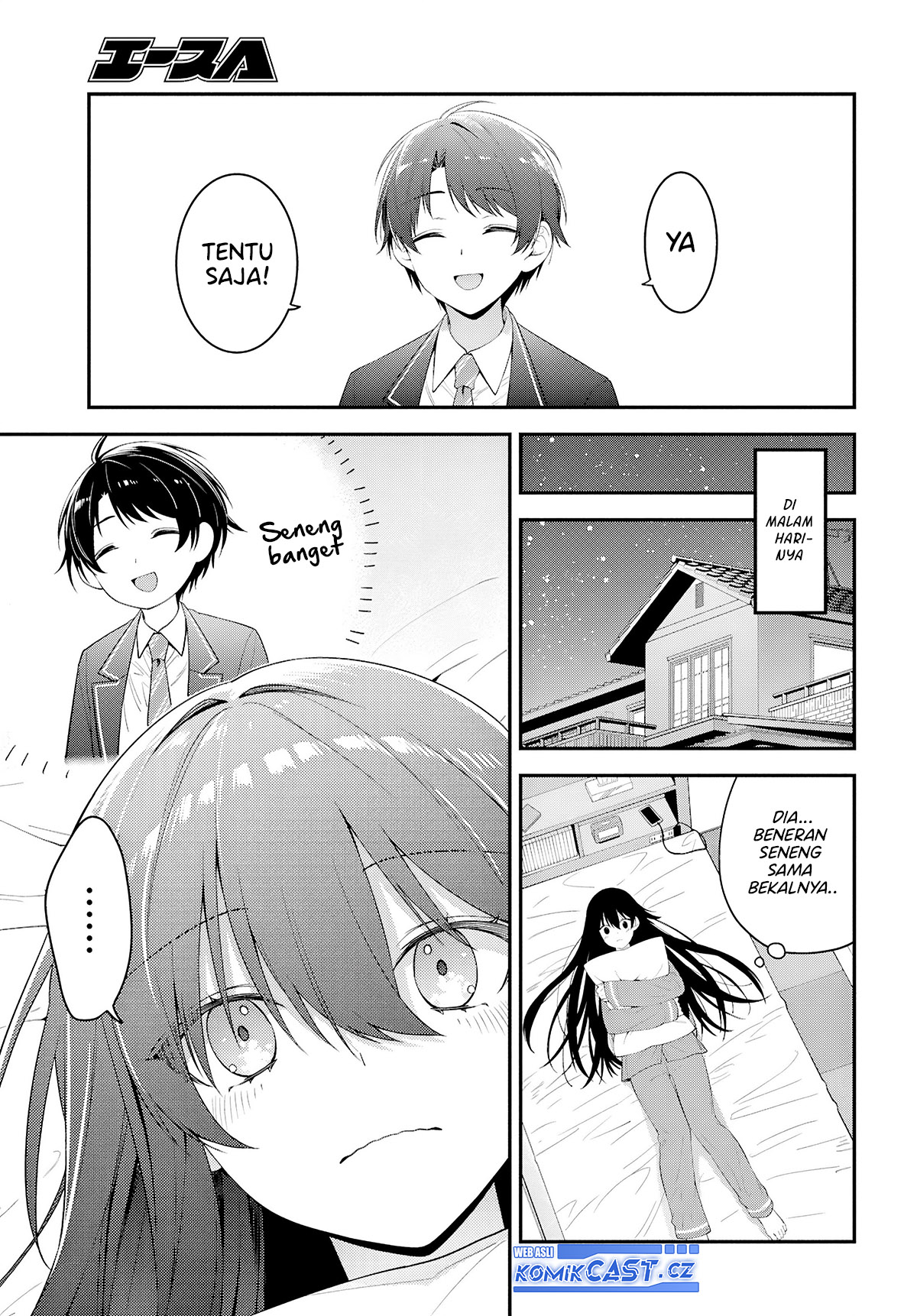 Tonari no Seki no Yankee Shimizu-san ga Kami o Kuroku Sometekita chapter 3