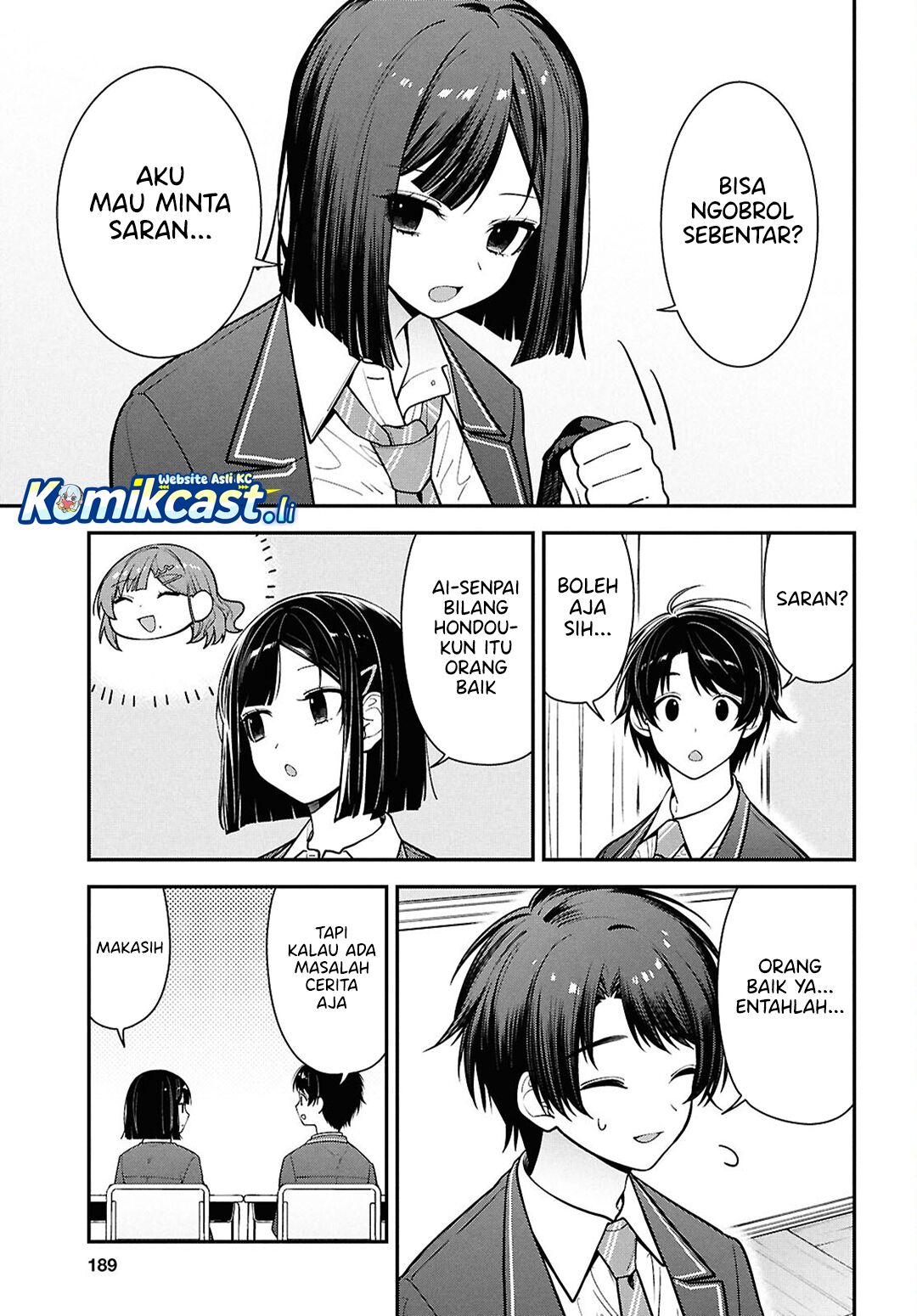 Tonari no Seki no Yankee Shimizu-san ga Kami o Kuroku Sometekita Chapter 11 Bahasa Indonesia