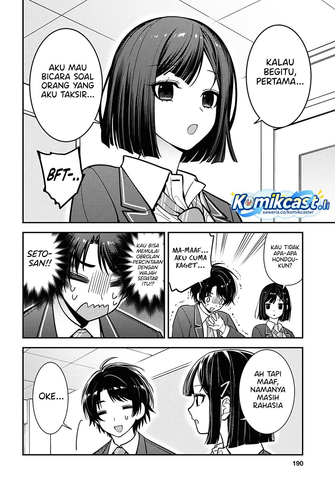 Tonari no Seki no Yankee Shimizu-san ga Kami o Kuroku Sometekita Chapter 11 Bahasa Indonesia