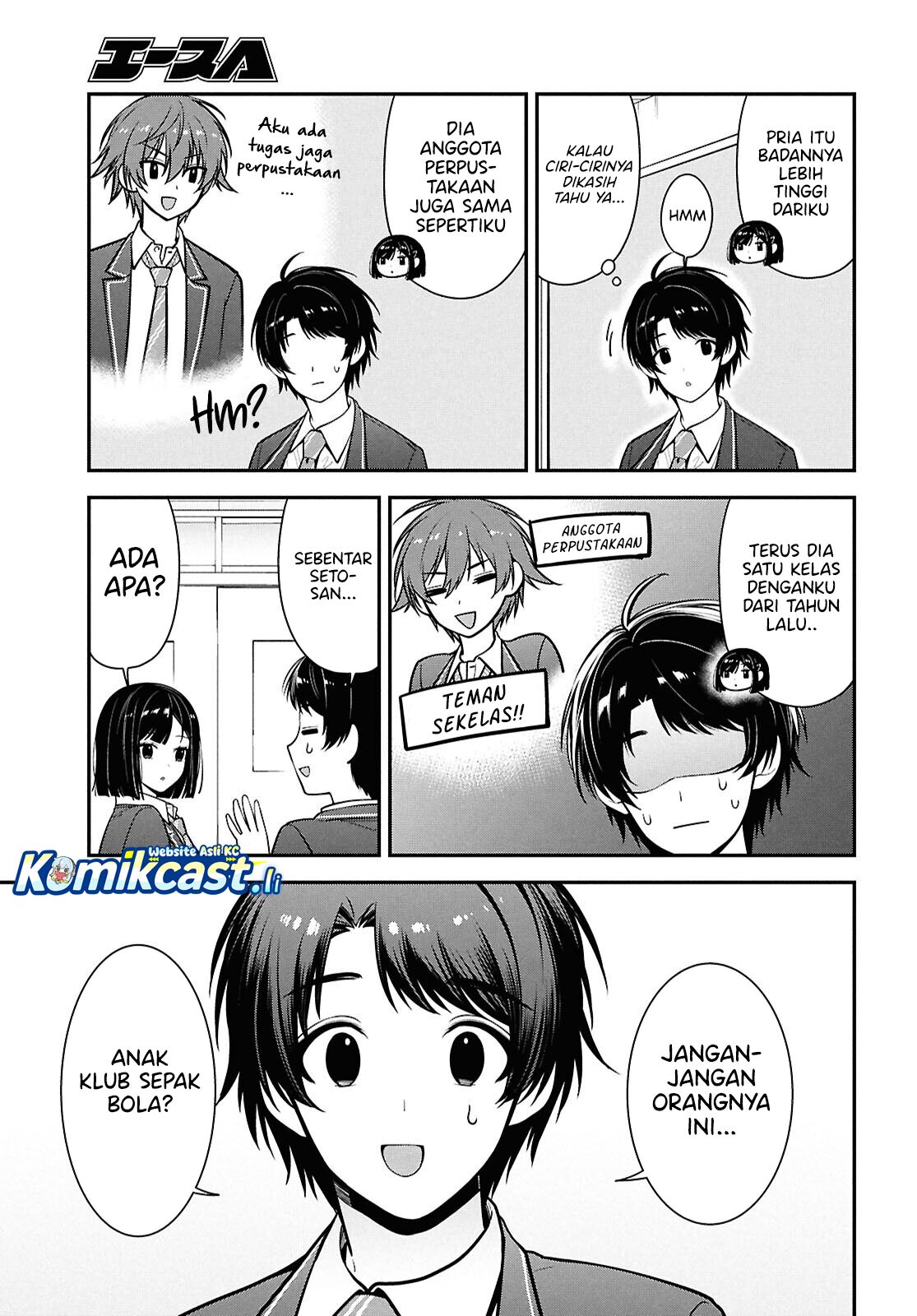 Tonari no Seki no Yankee Shimizu-san ga Kami o Kuroku Sometekita Chapter 11 Bahasa Indonesia