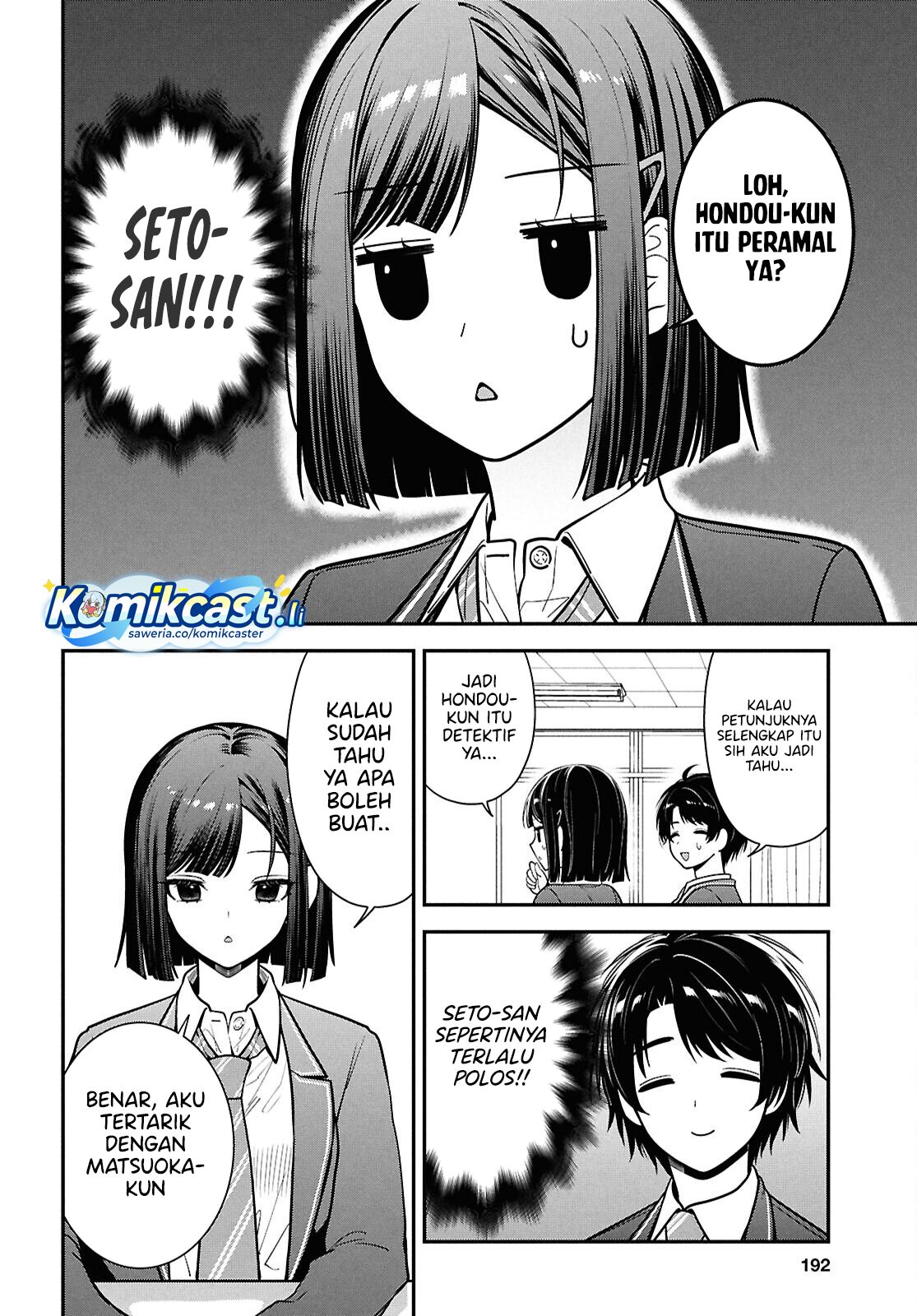Tonari no Seki no Yankee Shimizu-san ga Kami o Kuroku Sometekita Chapter 11 Bahasa Indonesia