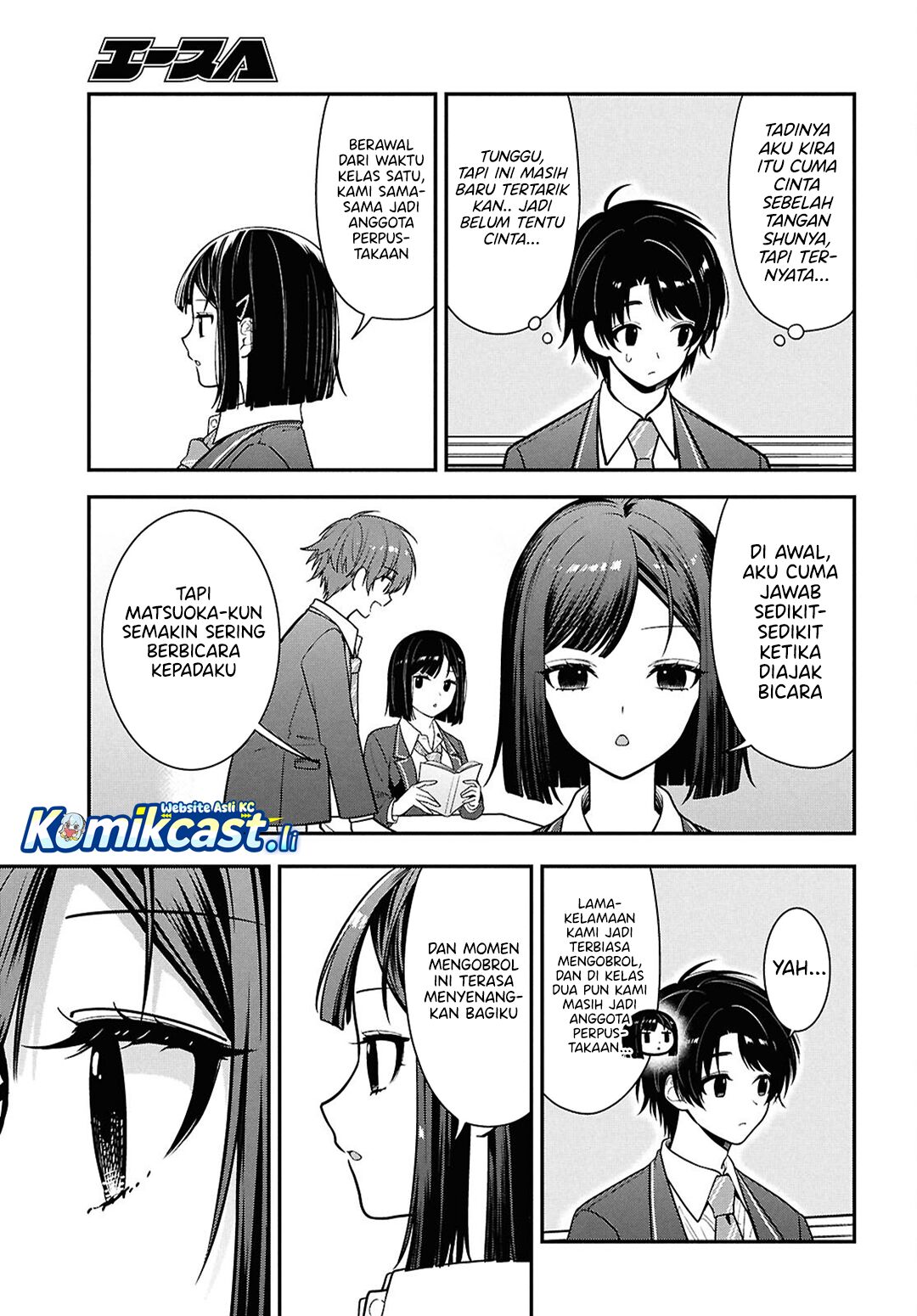 Tonari no Seki no Yankee Shimizu-san ga Kami o Kuroku Sometekita Chapter 11 Bahasa Indonesia
