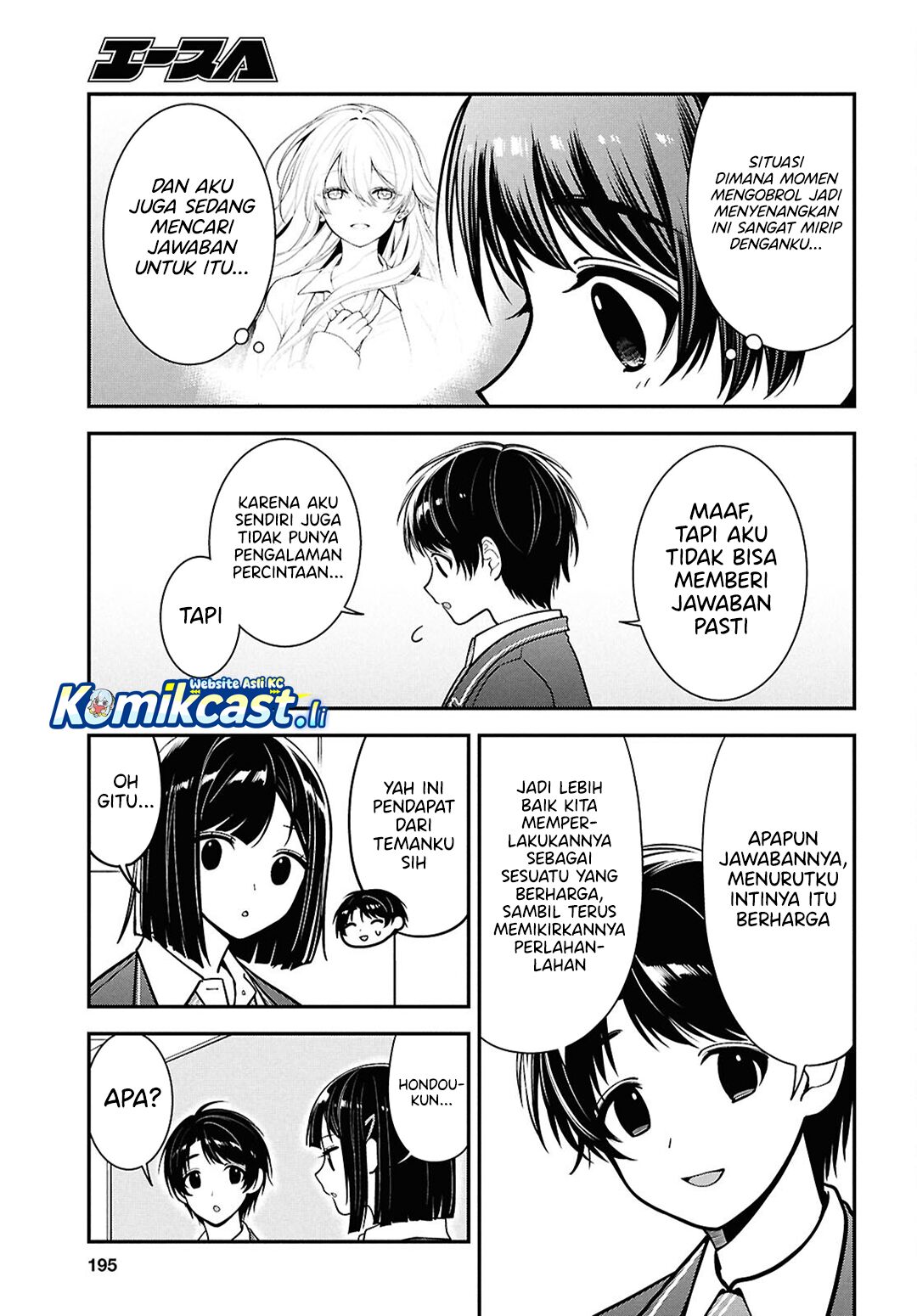 Tonari no Seki no Yankee Shimizu-san ga Kami o Kuroku Sometekita Chapter 11 Bahasa Indonesia