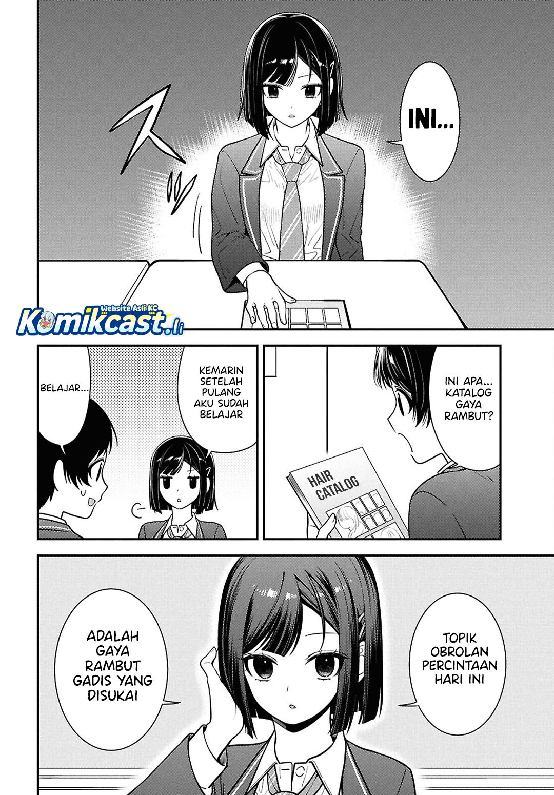 Tonari no Seki no Yankee Shimizu-san ga Kami o Kuroku Sometekita Chapter 11 Bahasa Indonesia