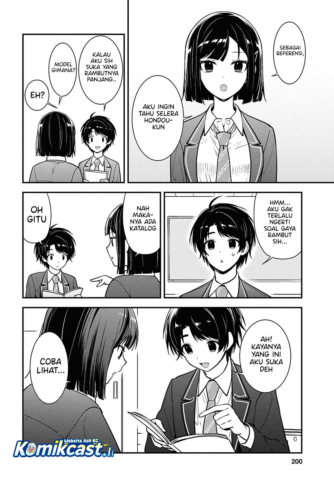 Tonari no Seki no Yankee Shimizu-san ga Kami o Kuroku Sometekita Chapter 11 Bahasa Indonesia