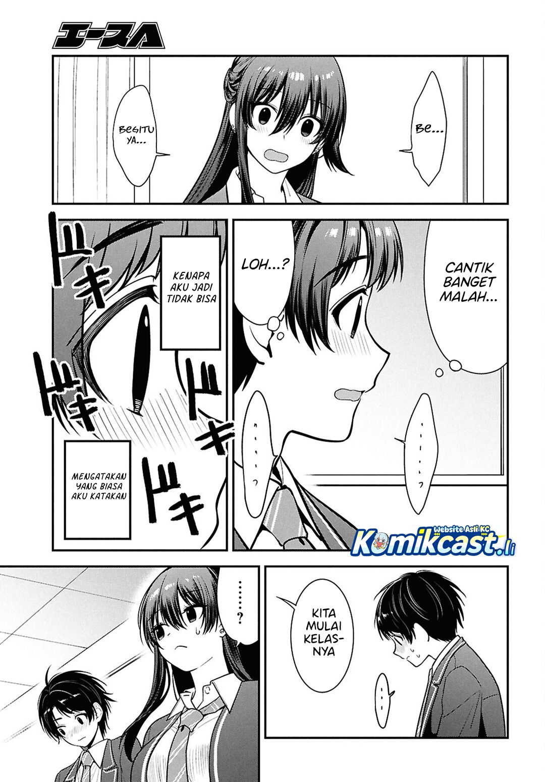 Tonari no Seki no Yankee Shimizu-san ga Kami o Kuroku Sometekita Chapter 11 Bahasa Indonesia