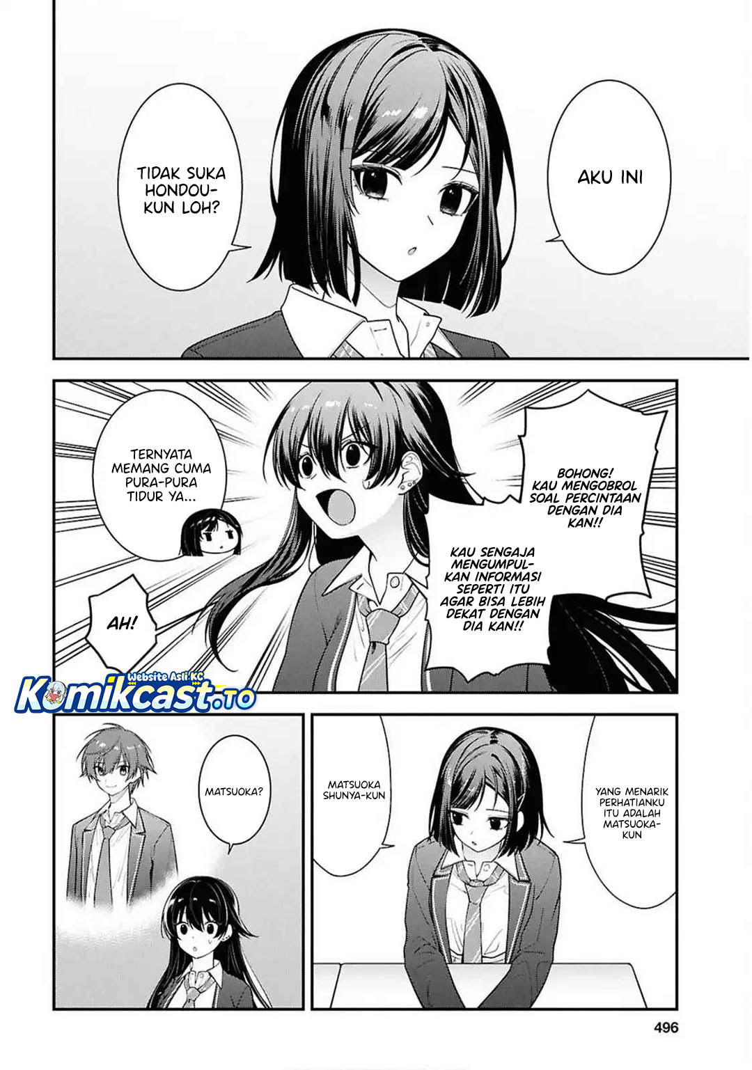 Tonari no Seki no Yankee Shimizu-san ga Kami o Kuroku Sometekita Chapter 13 Bahasa Indonesia