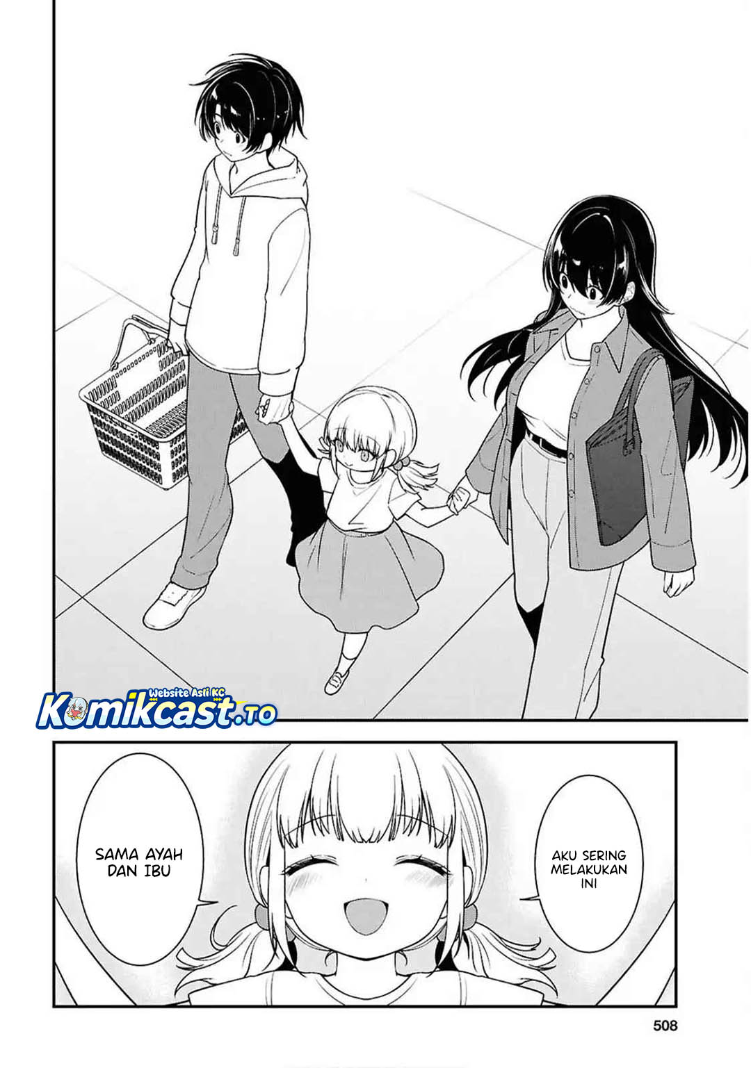 Tonari no Seki no Yankee Shimizu-san ga Kami o Kuroku Sometekita Chapter 13 Bahasa Indonesia