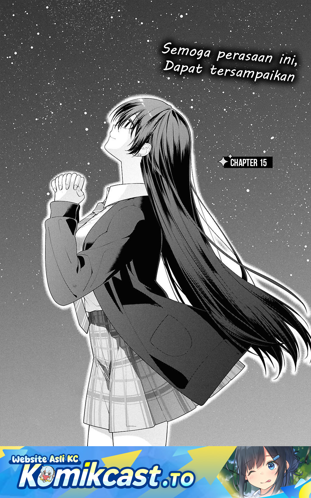 Tonari no Seki no Yankee Shimizu-san ga Kami o Kuroku Sometekita chapter 15