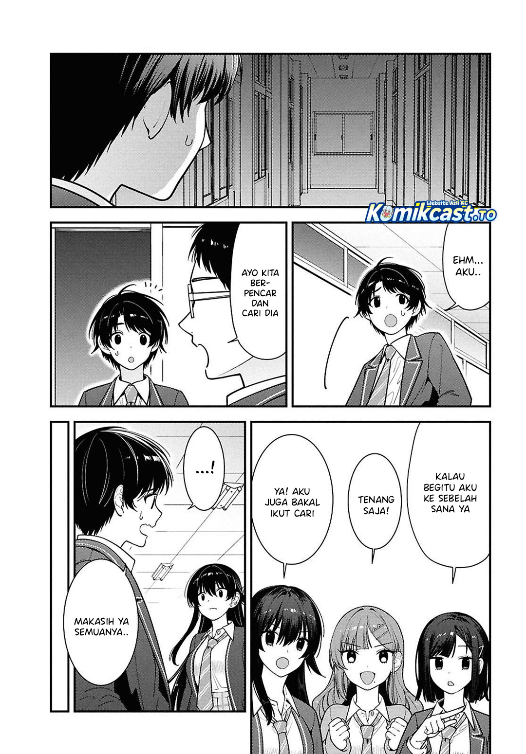 Tonari no Seki no Yankee Shimizu-san ga Kami o Kuroku Sometekita chapter 15