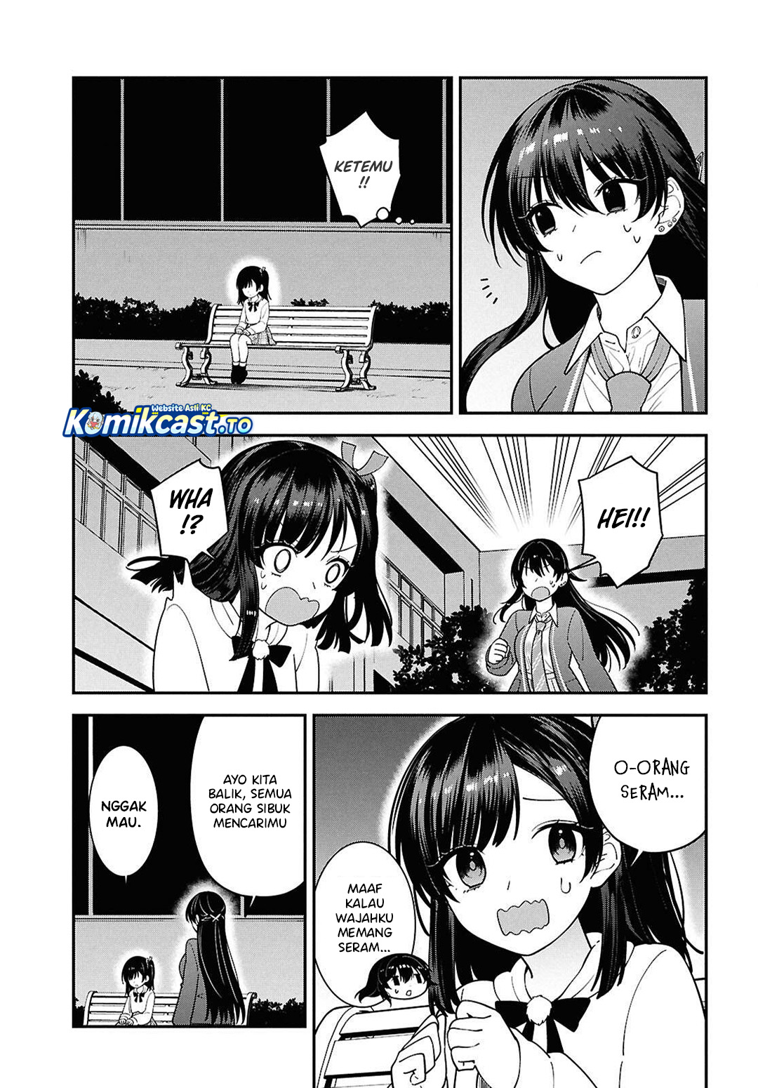 Tonari no Seki no Yankee Shimizu-san ga Kami o Kuroku Sometekita chapter 15