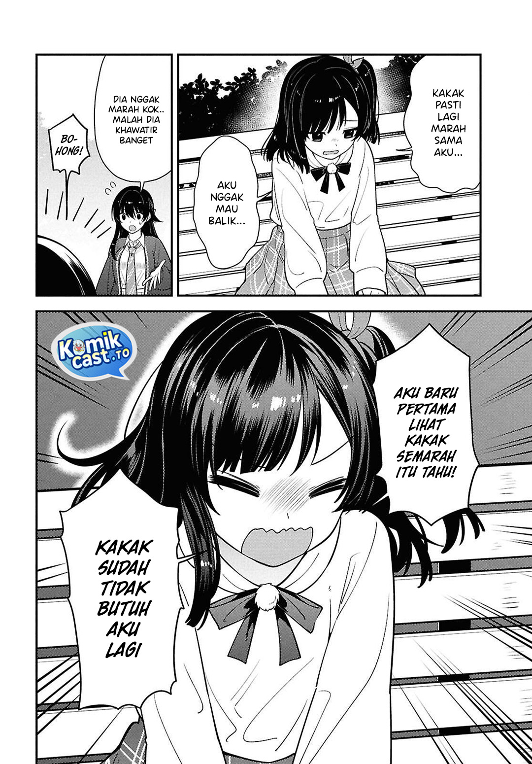 Tonari no Seki no Yankee Shimizu-san ga Kami o Kuroku Sometekita chapter 15