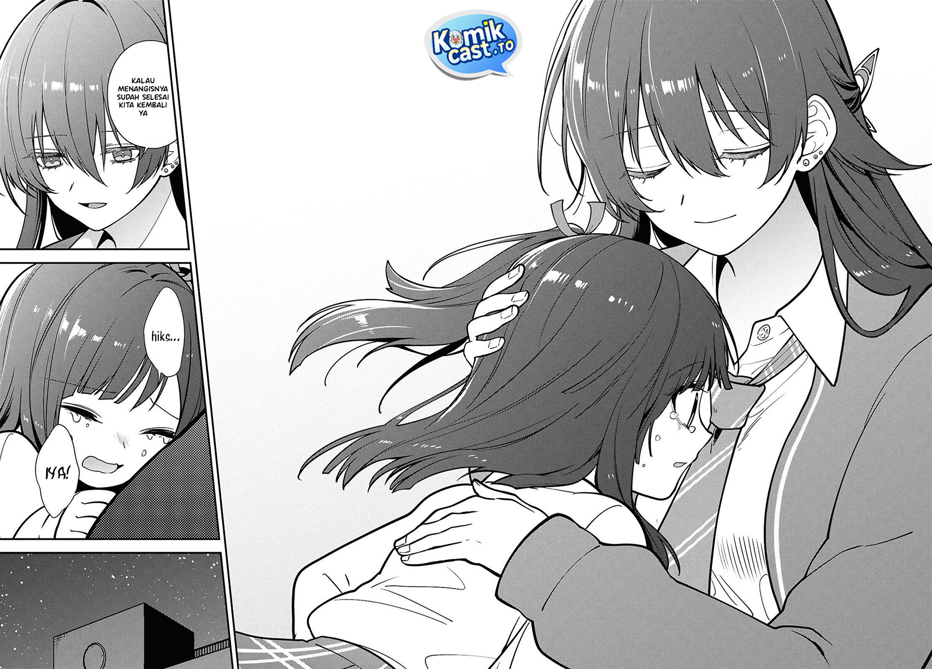 Tonari no Seki no Yankee Shimizu-san ga Kami o Kuroku Sometekita chapter 15