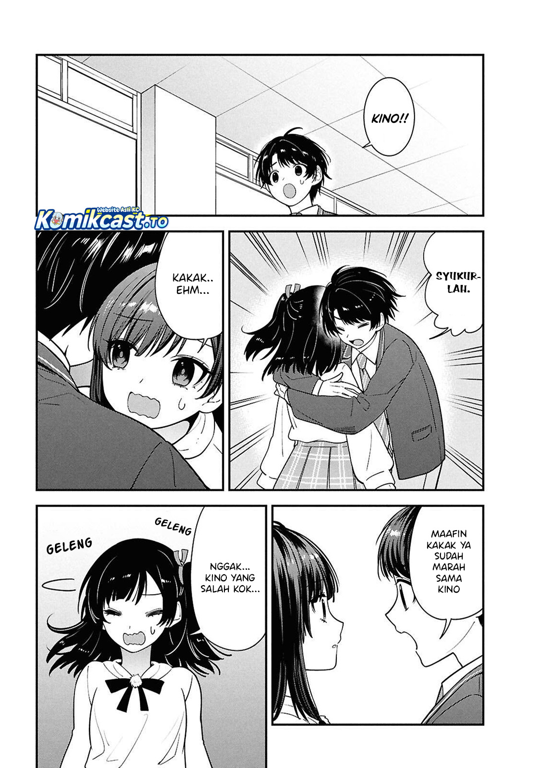 Tonari no Seki no Yankee Shimizu-san ga Kami o Kuroku Sometekita chapter 15