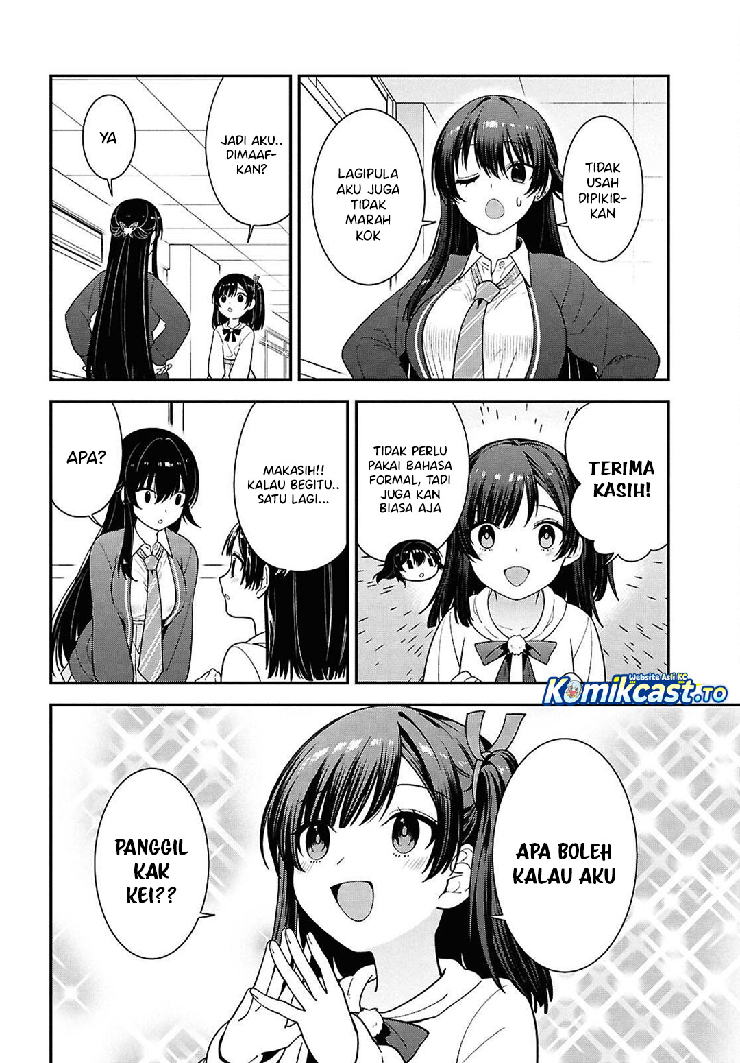 Tonari no Seki no Yankee Shimizu-san ga Kami o Kuroku Sometekita chapter 15