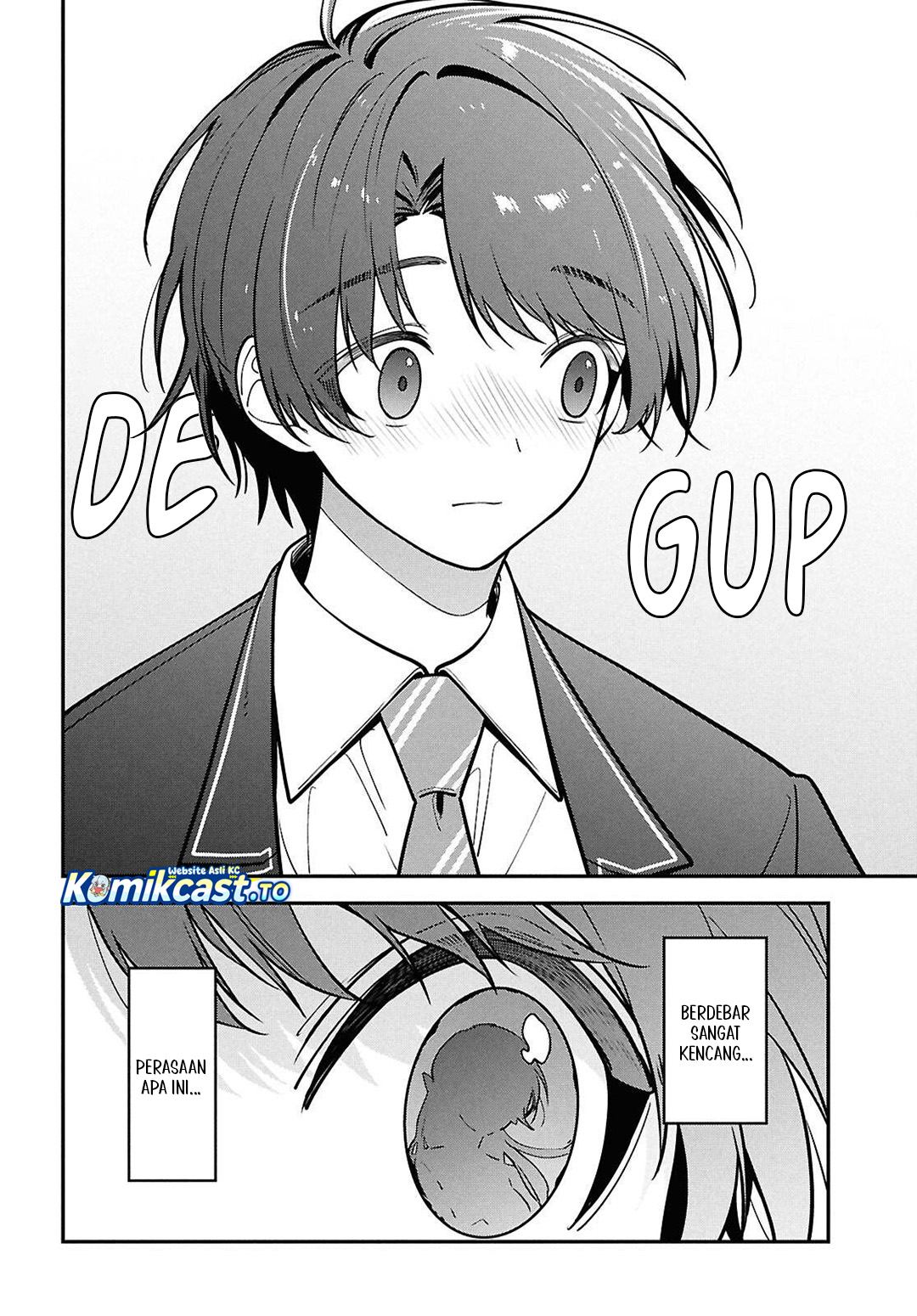 Tonari no Seki no Yankee Shimizu-san ga Kami o Kuroku Sometekita chapter 15