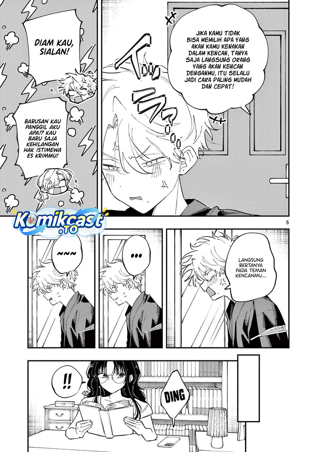 Tonari no Seki no Yatsu ga Souiu Me de Mitekuru Chapter 76 Bahasa Indonesia