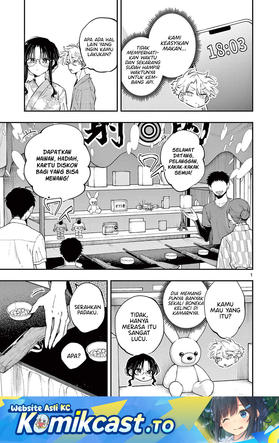 Tonari no Seki no Yatsu ga Souiu Me de Mitekuru Chapter 80 Bahasa Indonesia