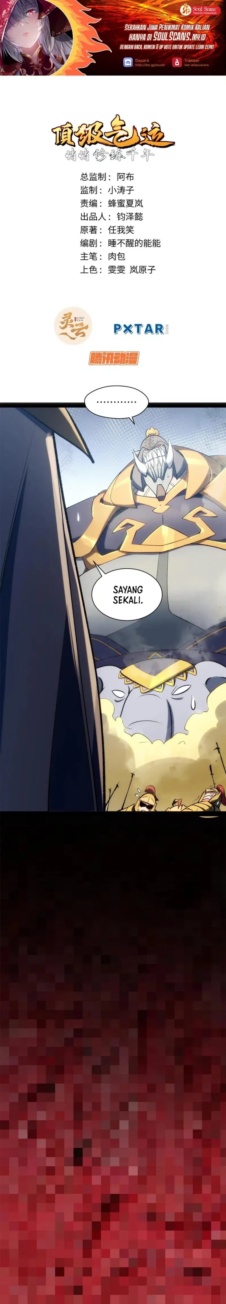 Top Tier Providence: Secretly Cultivate for a Thousand Years Chapter 218 Bahasa Indonesia