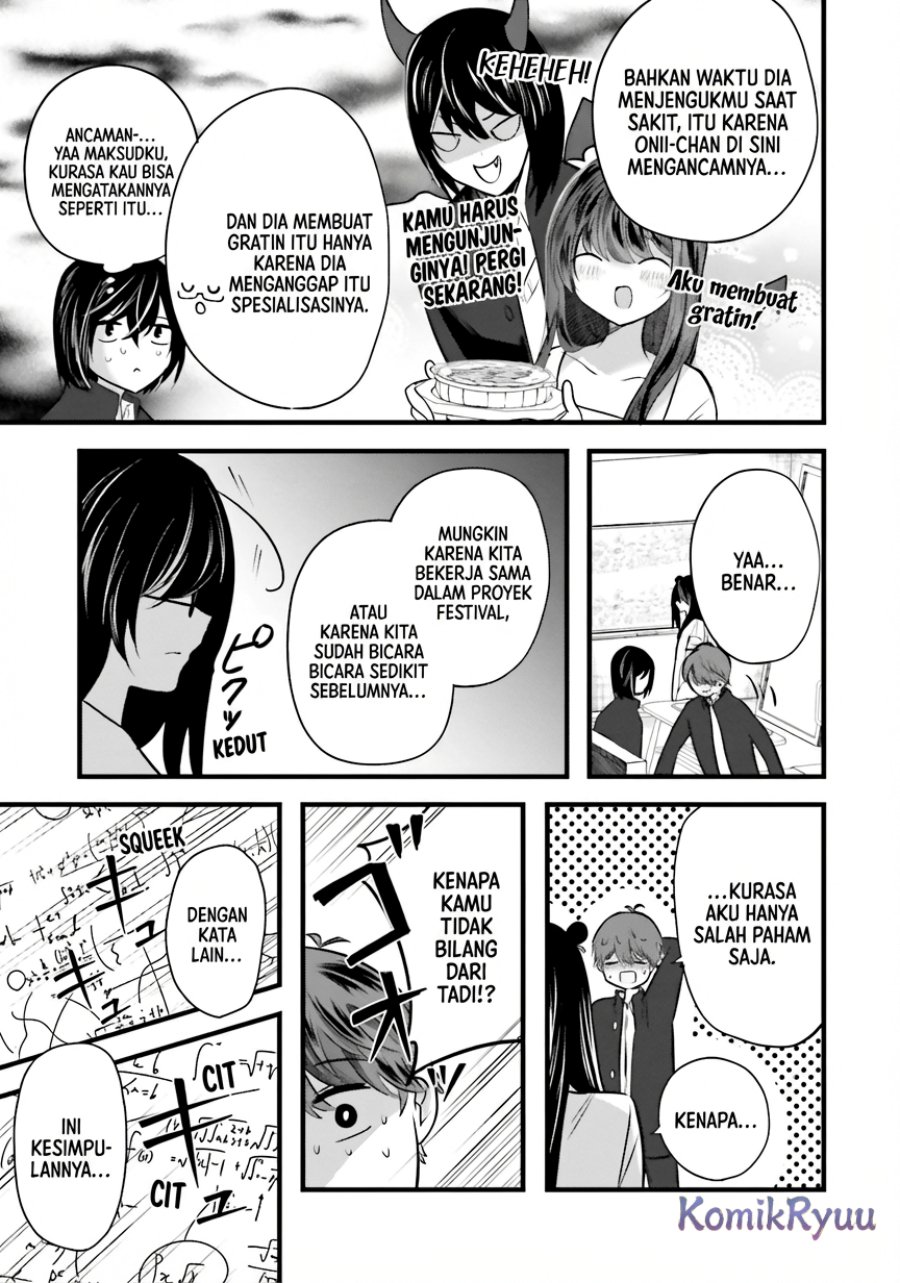 Tozaki-san wa Boku ni Dake Tsumetai Chapter 11 Bahasa Indonesia