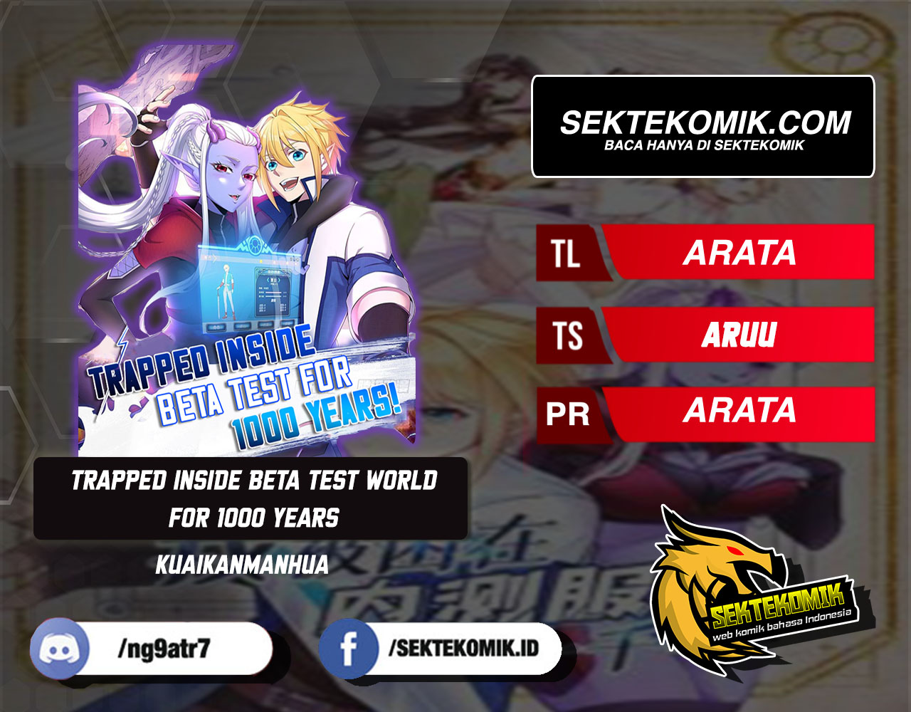 Trapped Inside the Beta Test World for 1000 Years Chapter 12 Bahasa Indonesia