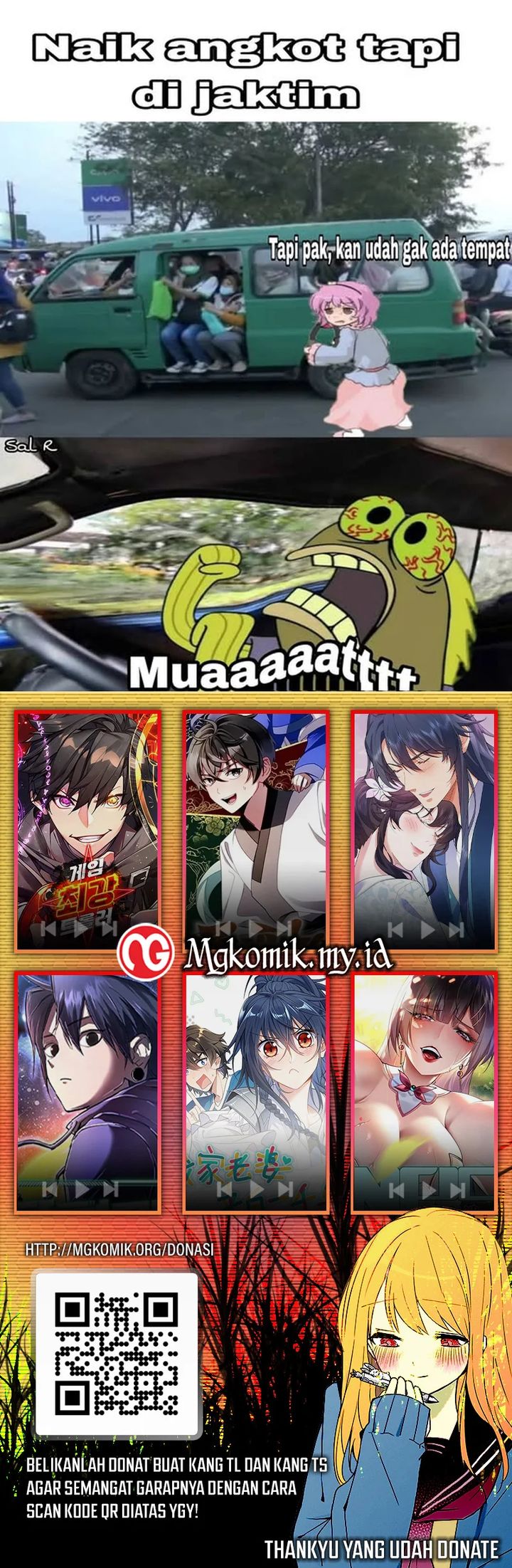 Traveling Through Time and Space to Become an Unlucky NPC: I Have a Wife to Protect Me Chapter 46 Bahasa Indonesia