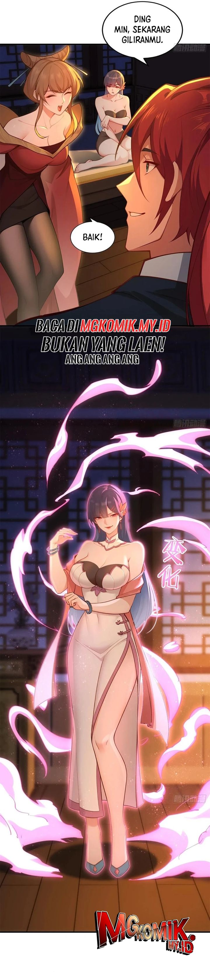 Traveling Through Time and Space to Become an Unlucky NPC: I Have a Wife to Protect Me Chapter 94 Bahasa Indonesia