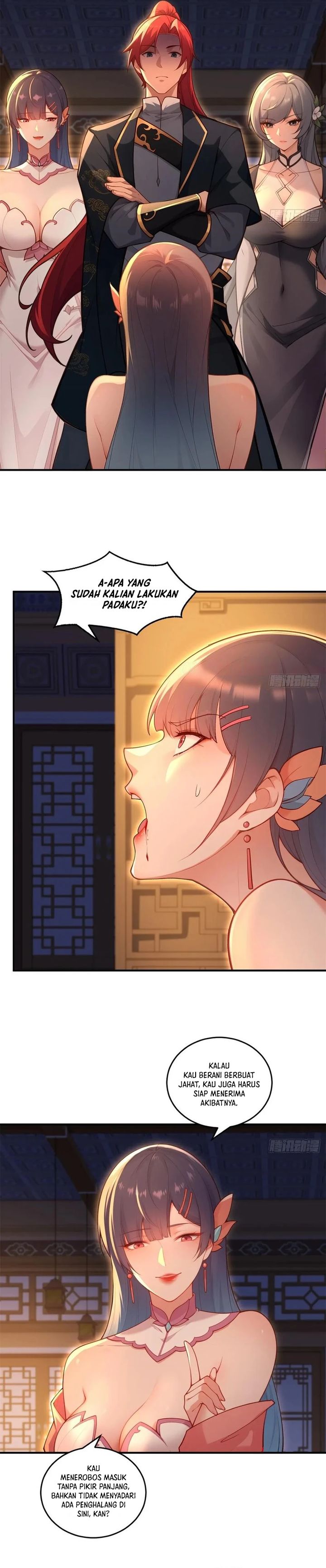 Traveling Through Time and Space to Become an Unlucky NPC: I Have a Wife to Protect Me Chapter 94 Bahasa Indonesia