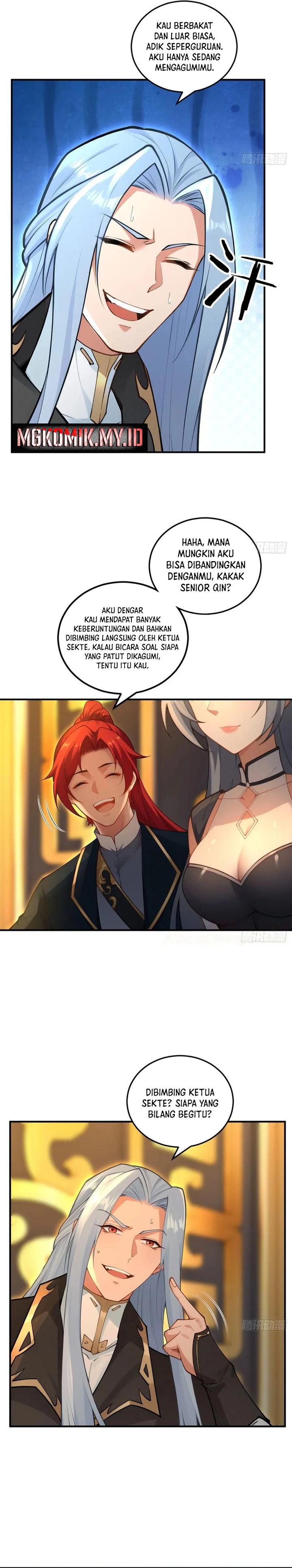 Traveling Through Time and Space to Become an Unlucky NPC: I Have a Wife to Protect Me Chapter 96 Bahasa Indonesia