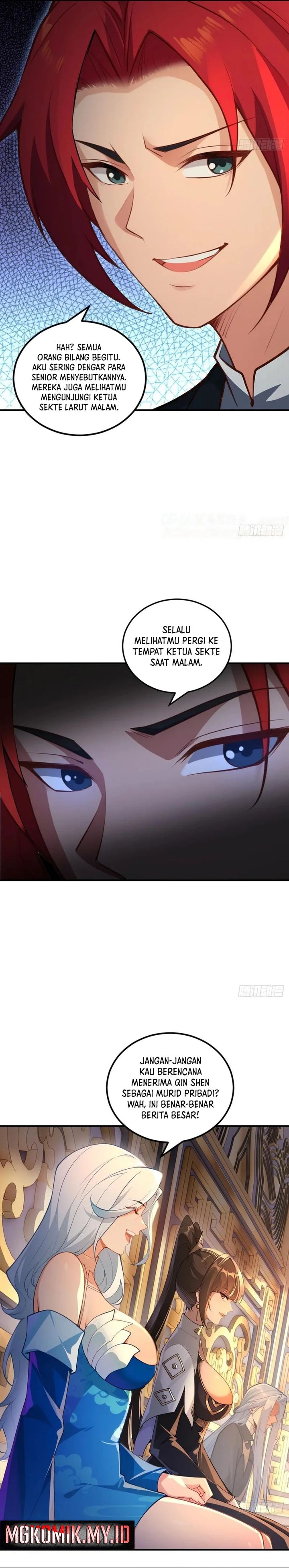 Traveling Through Time and Space to Become an Unlucky NPC: I Have a Wife to Protect Me Chapter 96 Bahasa Indonesia