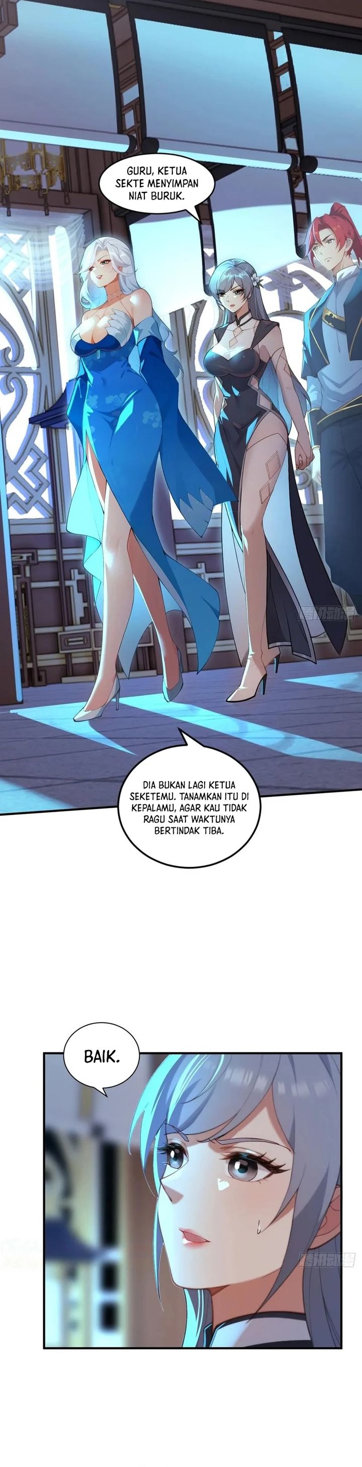 Traveling Through Time and Space to Become an Unlucky NPC: I Have a Wife to Protect Me Chapter 96 Bahasa Indonesia