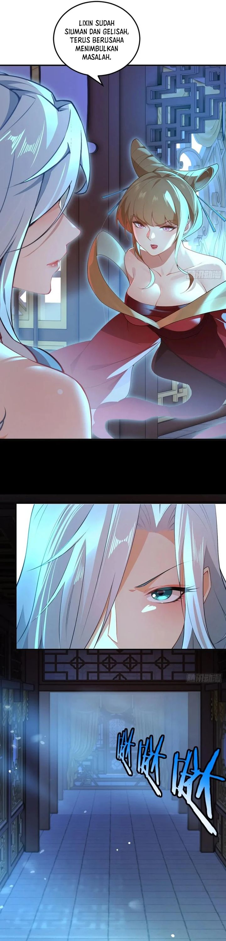 Traveling Through Time and Space to Become an Unlucky NPC: I Have a Wife to Protect Me Chapter 96 Bahasa Indonesia