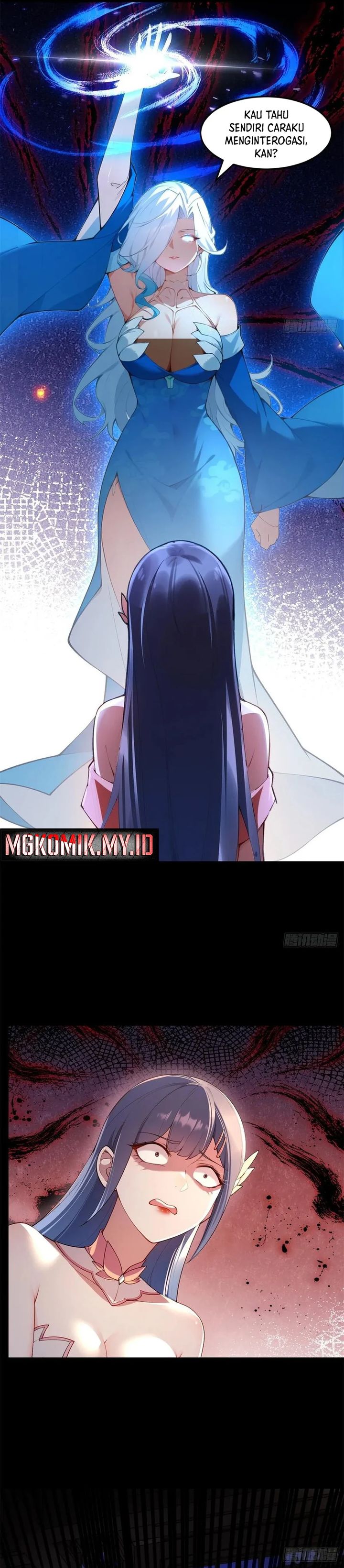 Traveling Through Time and Space to Become an Unlucky NPC: I Have a Wife to Protect Me Chapter 96 Bahasa Indonesia