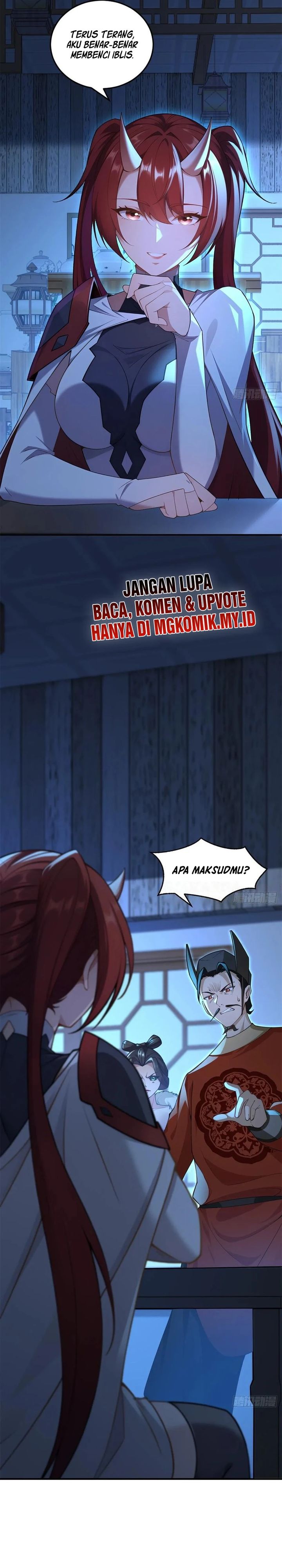 Traveling Through Time and Space to Become an Unlucky NPC: I Have a Wife to Protect Me Chapter 109 Bahasa Indonesia