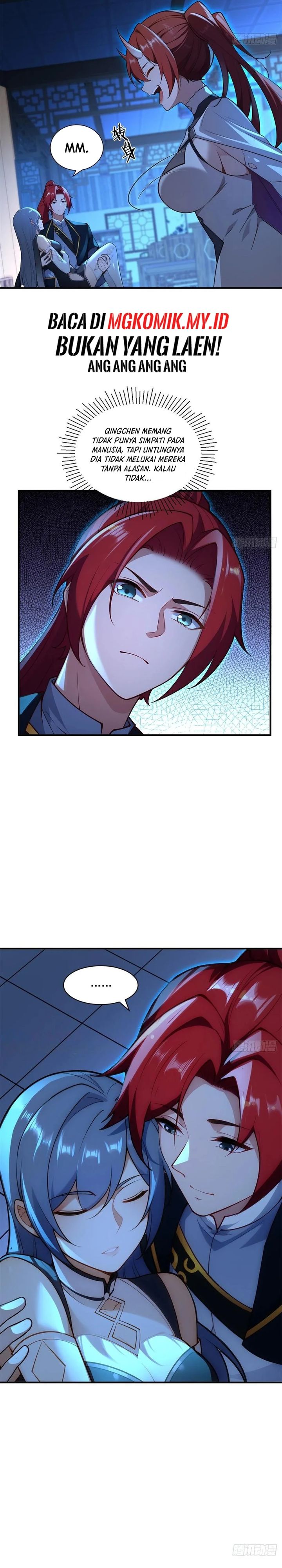 Traveling Through Time and Space to Become an Unlucky NPC: I Have a Wife to Protect Me Chapter 109 Bahasa Indonesia